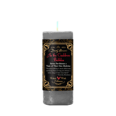 Wicked Witch Mojo Halloween As the Cauldron Bubble Candle